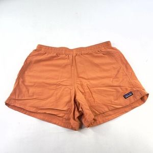 Patagonia Women's Baggies Shorts Size M Orange 5" swimming Outdoor Short